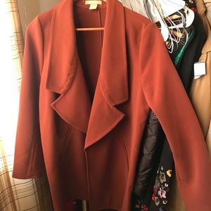 Burnt orange coat! 🧶🧥🦊🔥🍑